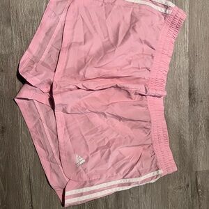 Adidas Women's Light Pink Athletic Shorts